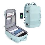 mochila de viaje avion